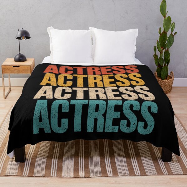 Item preview, Actress Vintage Style Retro Typography Design designed and sold by FreshVibe Prints.