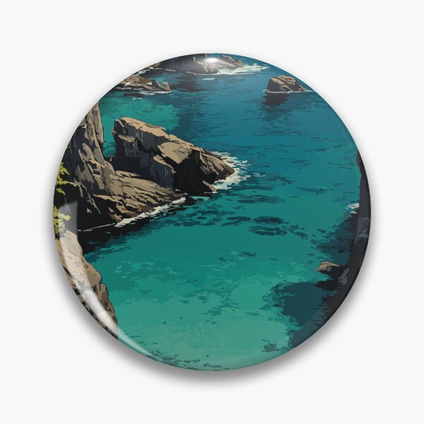 Item preview, Skerwink Trail Newfoundland | Trinity Bay Coastal Hike Art designed and sold by TuncGK.