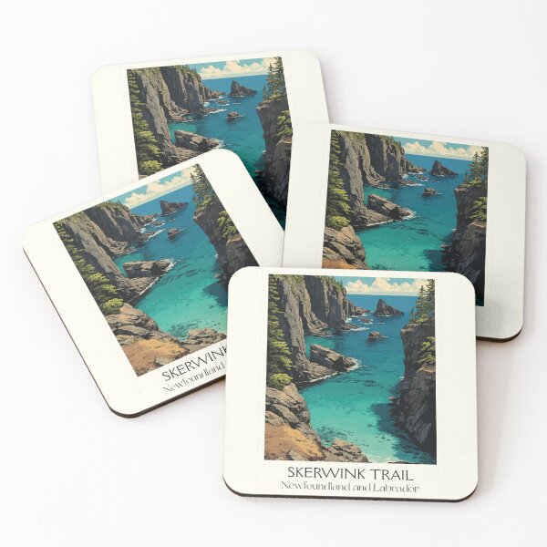 Item preview, Skerwink Trail Newfoundland | Trinity Bay Coastal Hike Art designed and sold by TuncGK.