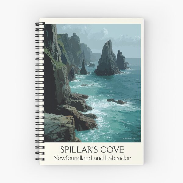 Item preview, Spillar's Cove Newfoundland | Dramatic Sea Stacks Art designed and sold by TuncGK.