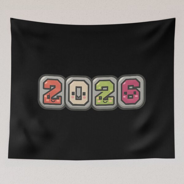 Item preview, Pixel Art 2026 Retro New Year Sticker designed and sold by SassyArtistry.