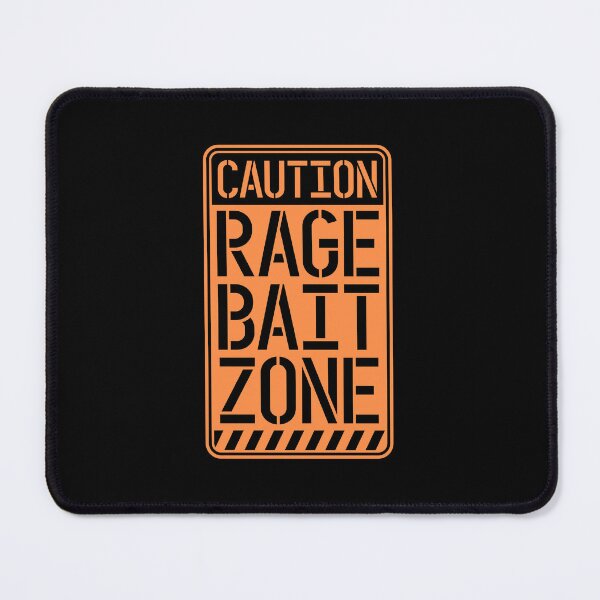 Item preview, Professional Rage Baiter Evil Online Troll Caution Warning Sign designed and sold by shirt-o-mat.