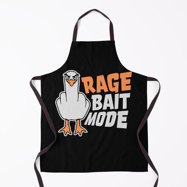 Item preview, Rage Bait Mode Seagull Bird Troll Provocation Fun designed and sold by shirt-o-mat.