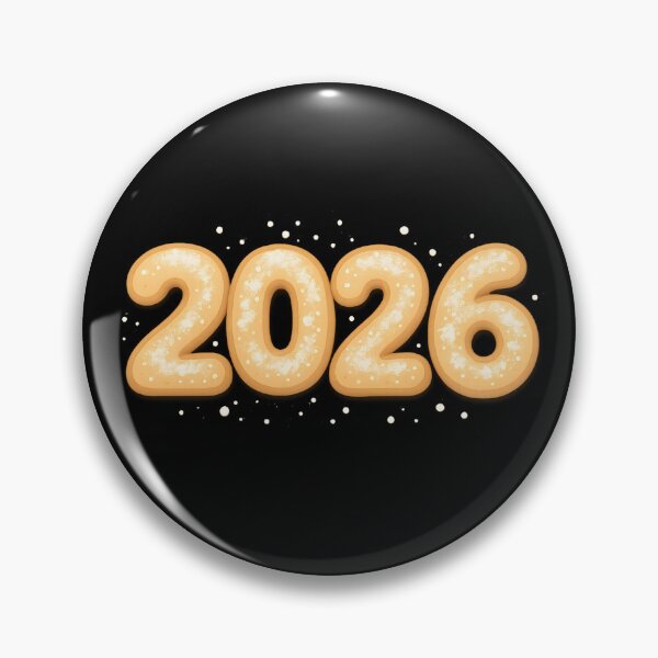 Item preview, Golden 2026 Sparkle New Year Sticker designed and sold by SassyArtistry.