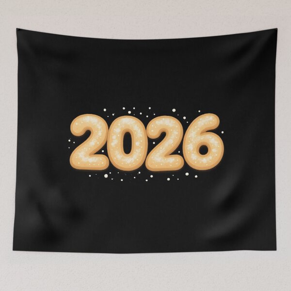 Item preview, Golden 2026 Sparkle New Year Sticker designed and sold by SassyArtistry.