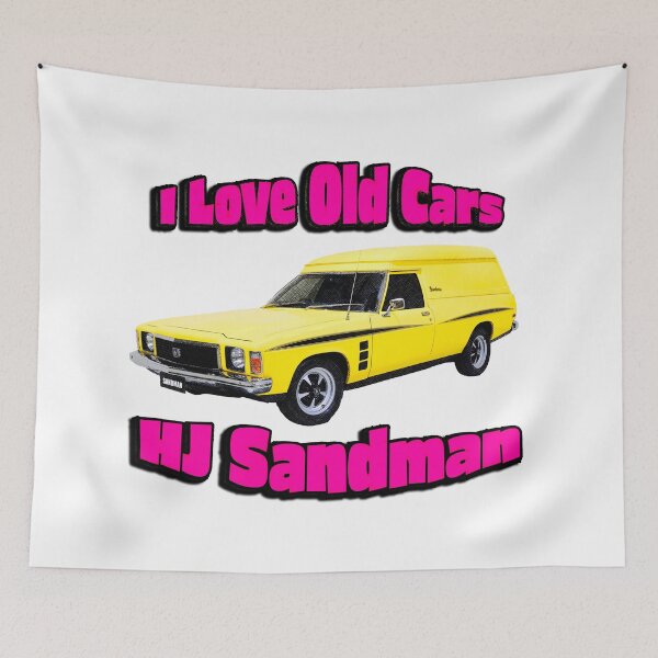 Item preview, HJ Sandman Old Car Art Print designed and sold by Michael van der Hoorn.