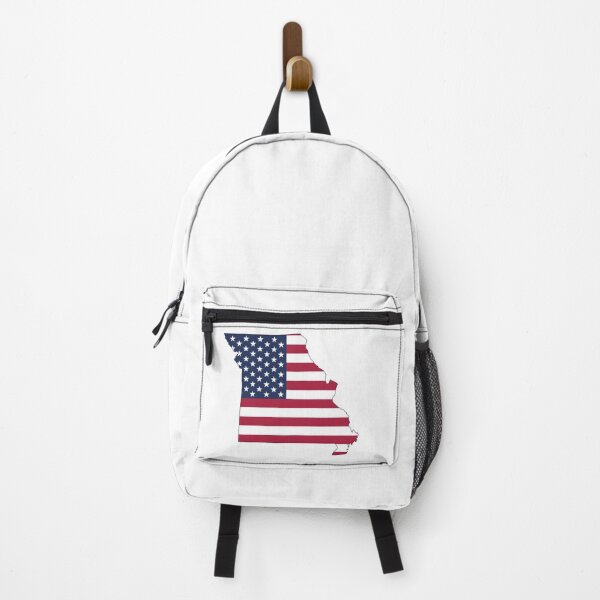 Item preview, Missouri USA Flag Silhouette – Stars and Stripes State Outline designed and sold by Paper Drip.