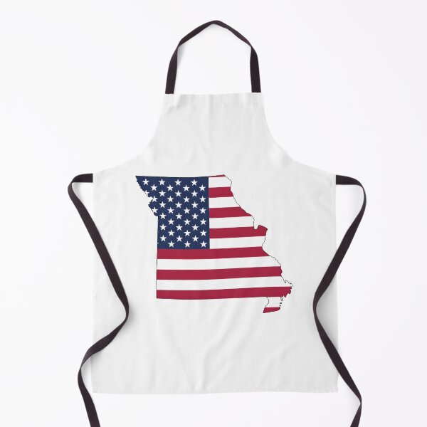 Item preview, Missouri USA Flag Silhouette – Stars and Stripes State Outline designed and sold by Paper Drip.