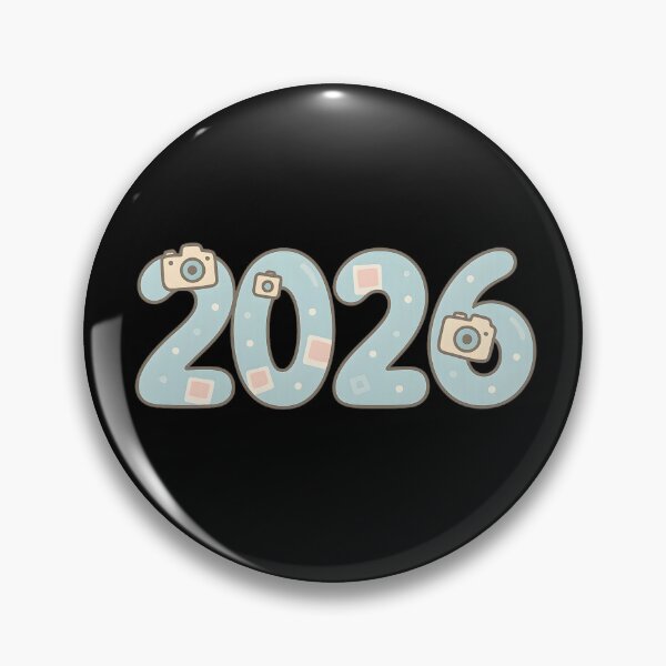 Item preview, Travel 2026 Camera New Year Sticker designed and sold by SassyArtistry.