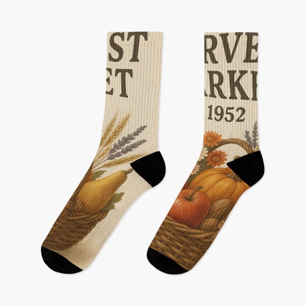 Item preview, Harvest Market 1952 Vintage Fall Art designed and sold by freackly.