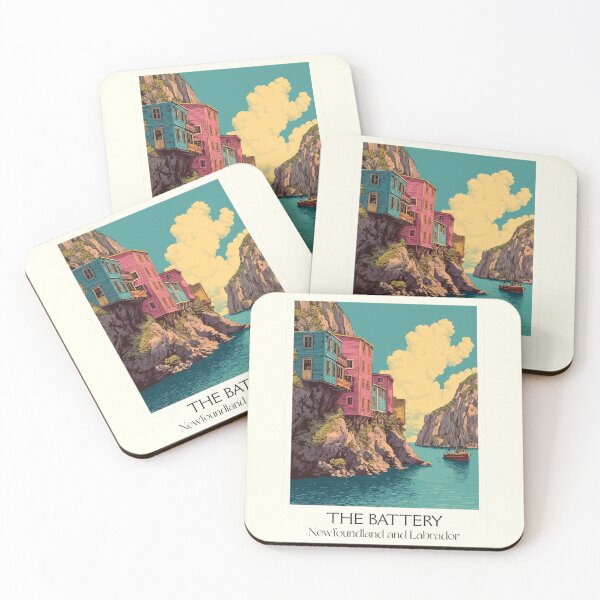 Item preview, The Battery St. John's NL | Cliffside Harbour Homes Art designed and sold by TuncGK.