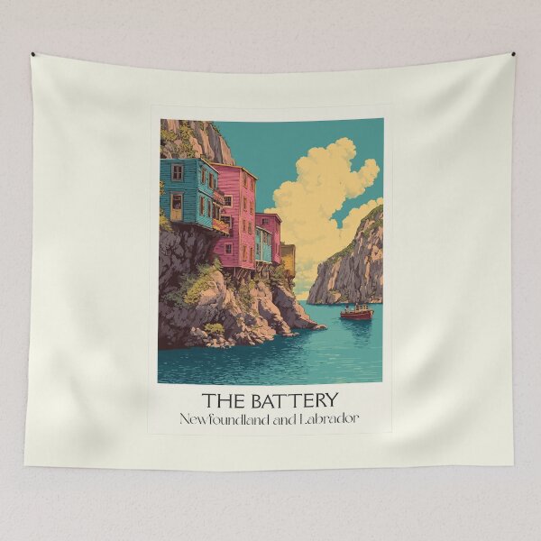 Item preview, The Battery St. John's NL | Cliffside Harbour Homes Art designed and sold by TuncGK.
