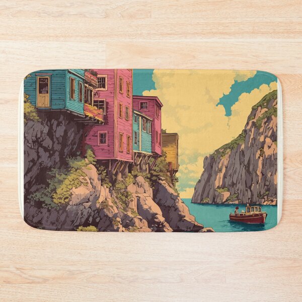 Item preview, The Battery St. John's NL | Cliffside Harbour Homes Art designed and sold by TuncGK.