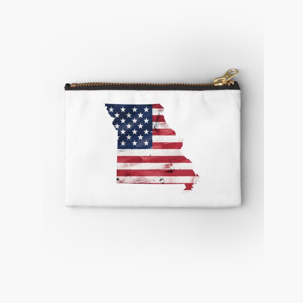 Item preview, Missouri Stars & Stripes State Silhouette – Distressed Americana designed and sold by Paper Drip.