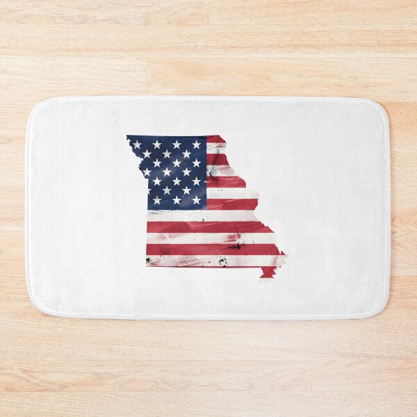 Item preview, Missouri Stars & Stripes State Silhouette – Distressed Americana designed and sold by Paper Drip.