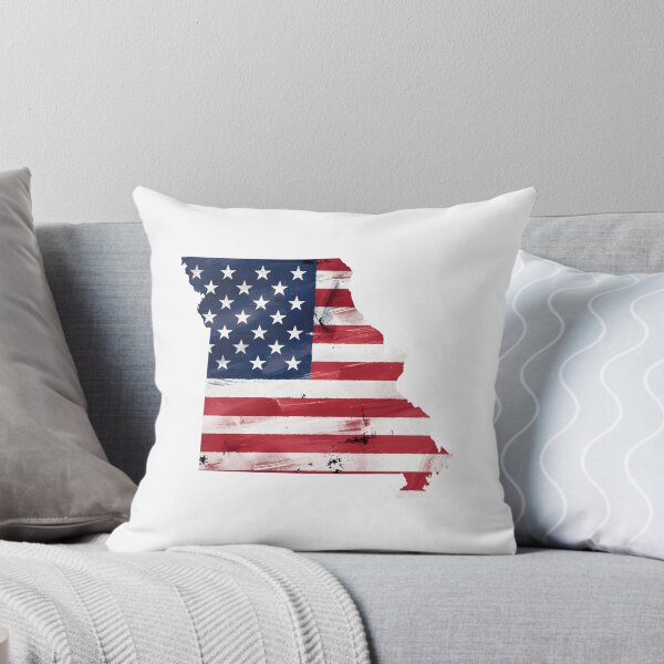 Item preview, Missouri Stars & Stripes State Silhouette – Distressed Americana designed and sold by Paper Drip.