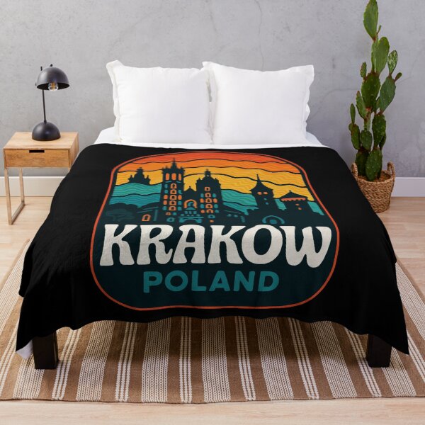 Item preview, Krakow Poland Trippy Travel designed and sold by TomFrontierArt.