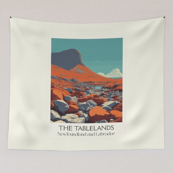 Item preview, Las Mesetas de Terranova | Arte rupestre del manto de Gros Morne designed and sold by TuncGK.