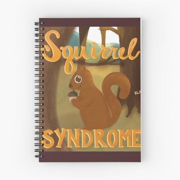Item preview, Squirrel Syndrome with Fall Background designed and sold by designsbyklm.