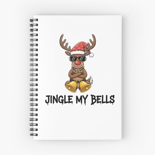 Item preview, Funny Christmas Reindeer – Jingle My Bells Gangsta Reindeer designed and sold by TeezOfMadness.