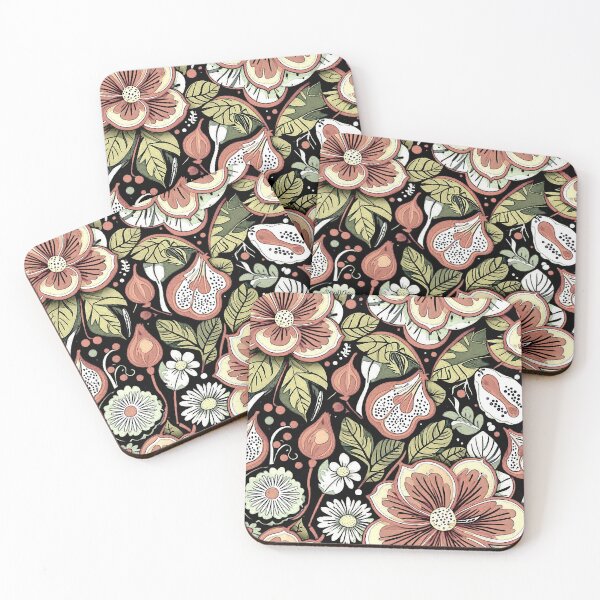 Item preview, Flowers on Black designed and sold by ViaARTfactory.