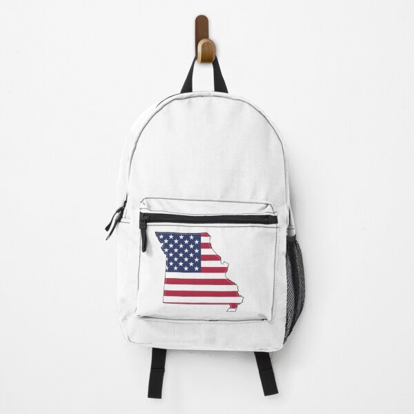 Item preview, Missouri USA Flag Silhouette – Stars and Stripes State Outline designed and sold by Paper Drip.