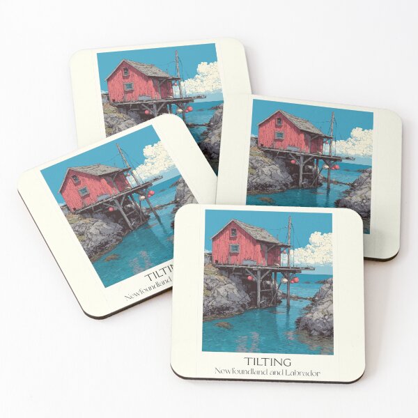 Item preview, Tilting Newfoundland | Fogo Island Irish Heritage Art designed and sold by TuncGK.