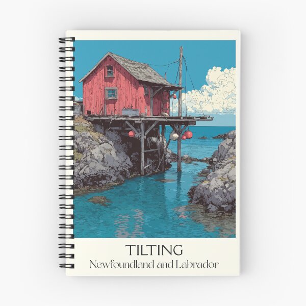 Item preview, Tilting Newfoundland | Fogo Island Irish Heritage Art designed and sold by TuncGK.