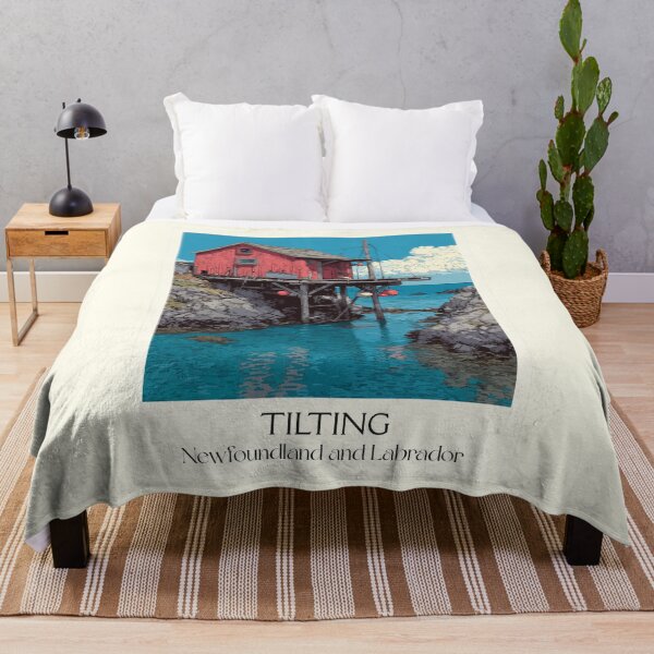 Item preview, Tilting Newfoundland | Fogo Island Irish Heritage Art designed and sold by TuncGK.