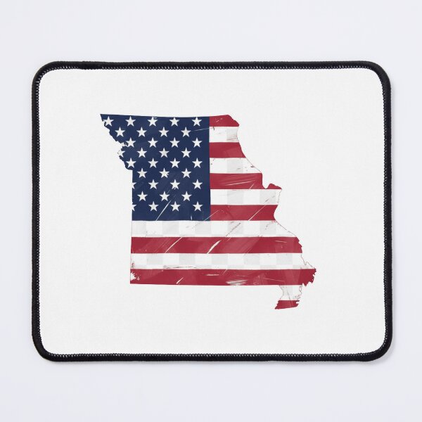 Item preview, Missouri Stars & Stripes State Silhouette – Distressed Americana designed and sold by Paper Drip.