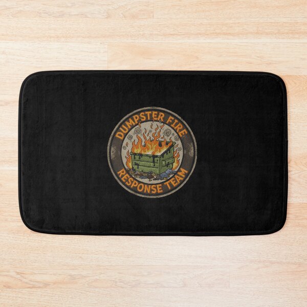Item preview, Dumpster Fire Response Team – Funny Chaos Humor Badge | Sarcastic designed and sold by Cree8if.
