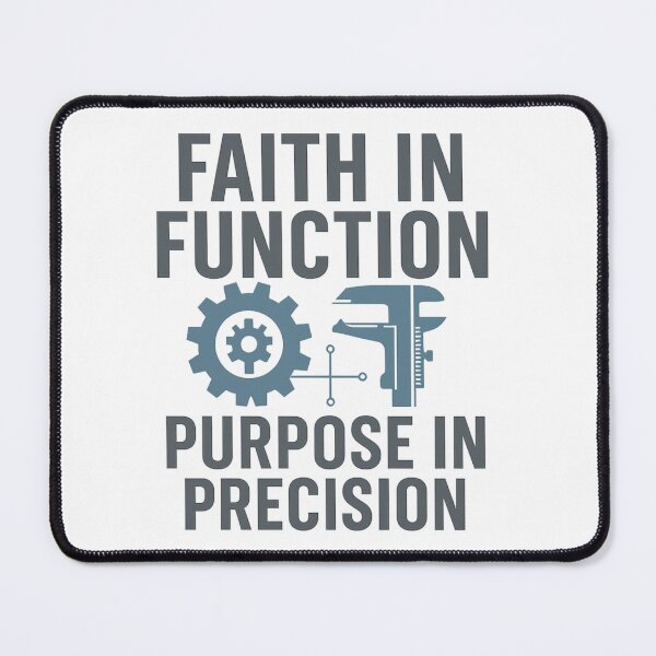 Item preview, Faith in Function – Christian Engineering & Precision Purpose Design designed and sold by SoulThread Studio.