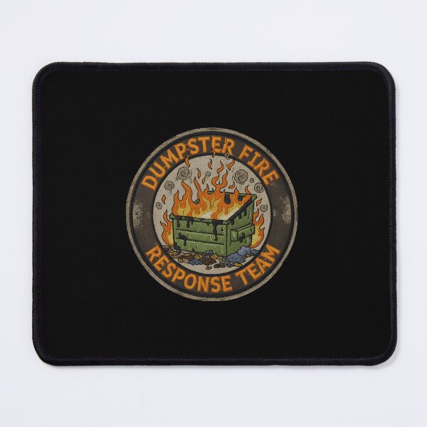 Item preview, Dumpster Fire Response Team – Funny Chaos Humor Badge | Sarcastic designed and sold by Cree8if.