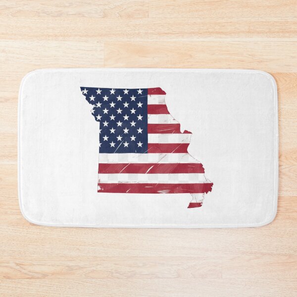 Item preview, Missouri Stars & Stripes State Silhouette – Distressed Americana designed and sold by Paper Drip.