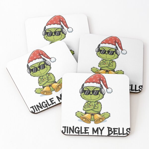 Item preview, Funny Green Christmas Creature – Jingle My Bells Gangsta Holiday Design designed and sold by TeezOfMadness.