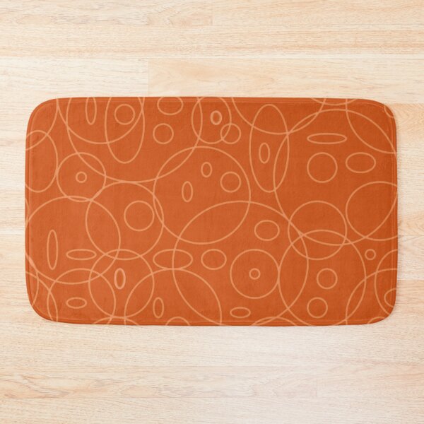 Item preview, A pattern of simple circles of different sizes on an orange background designed and sold by Cherevan.