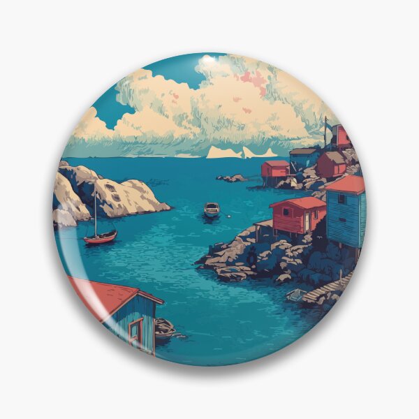 Item preview, Twillingate Newfoundland | Iceberg Capital of the World Art designed and sold by TuncGK.