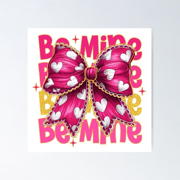 Item preview, Be My Valentine Bow designed and sold by PixelExpressStudio.
