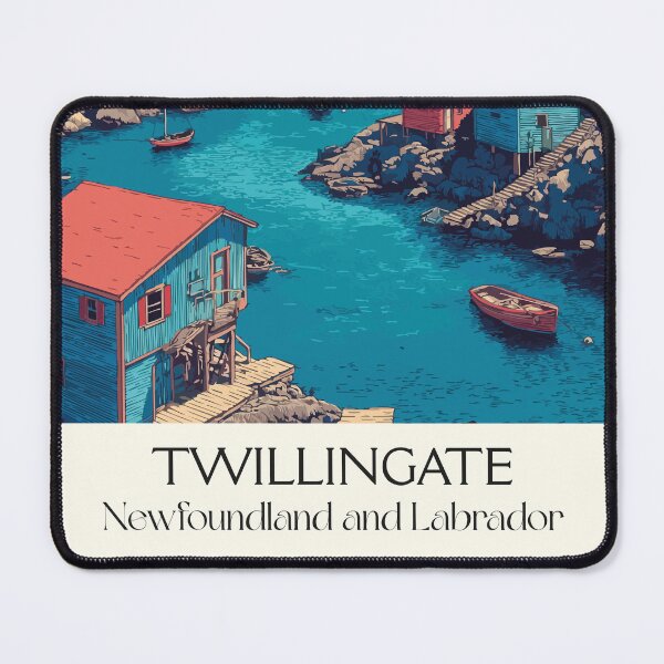 Item preview, Twillingate Newfoundland | Iceberg Capital of the World Art designed and sold by TuncGK.