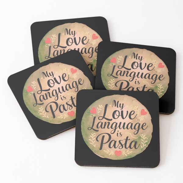 Item preview,  MY LOVE LANGUAGE IS PASTA - Italian Kitchen Humor – Funny Pasta & Food Lover Gift Idea– Fun Phrase & Cultural Joke designed and sold by Sun Sand & Sea Art.