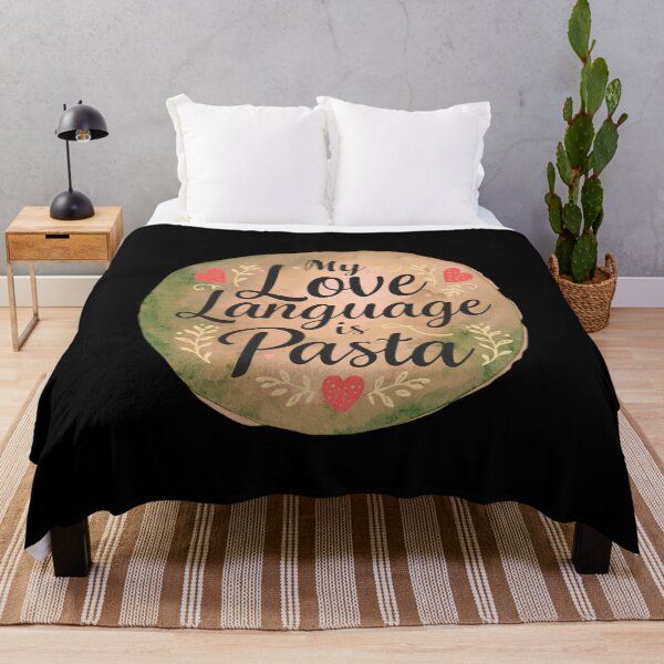 Item preview,  MY LOVE LANGUAGE IS PASTA - Italian Kitchen Humor – Funny Pasta & Food Lover Gift Idea– Fun Phrase & Cultural Joke designed and sold by Sun Sand & Sea Art.