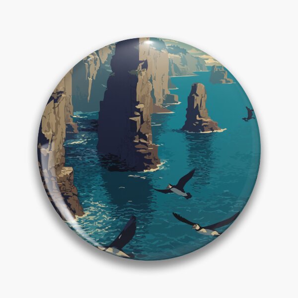 Item preview, Witless Bay Newfoundland | Puffin Ecological Reserve Art designed and sold by TuncGK.