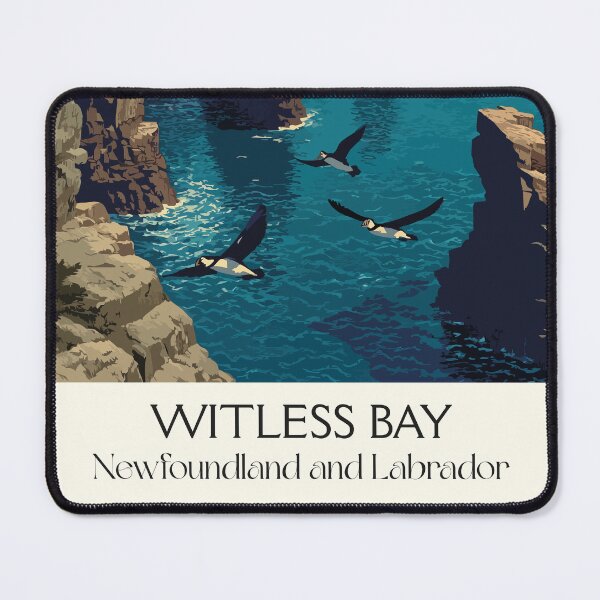 Item preview, Witless Bay Newfoundland | Puffin Ecological Reserve Art designed and sold by TuncGK.