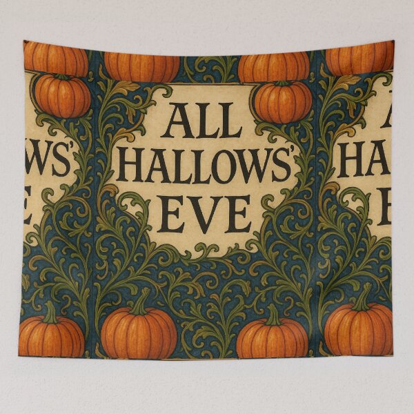 Item preview,  All Hallows Eve Vintage Halloween Art designed and sold by freackly.