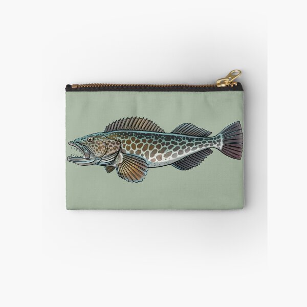 Item preview, Pacific Blue Lingcod Fish Coastal Fisherman Aesthetic Design designed and sold by Eh Plus Designs.