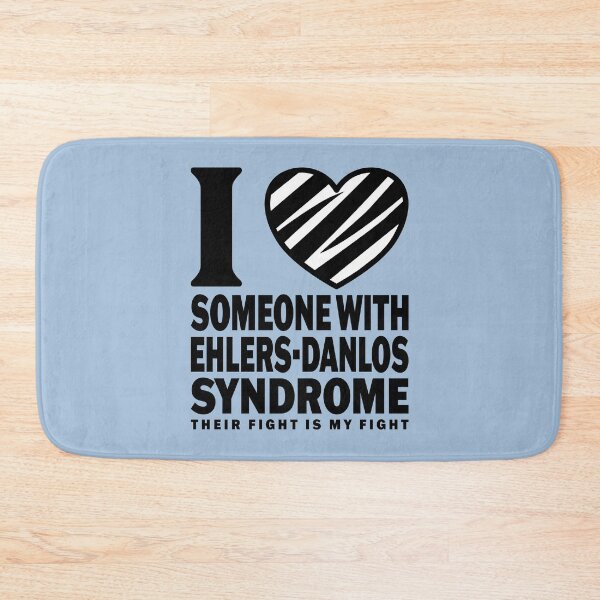 Item preview, Zebra Stripe Heart - I Love Someone with Ehlers-Danlos Syndrome designed and sold by Designs by Jesabee.