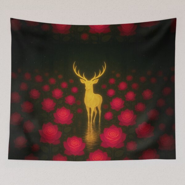 Item preview, Deer Roses designed and sold by WakeyWakeySakey.