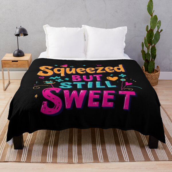 Item preview, SQUEEZED BUT STILL SWEET - Italian Kitchen Humor – Funny Pasta & Food Lover Gift Idea– Fun Phrase & Cultural Joke designed and sold by Sun Sand & Sea Art.