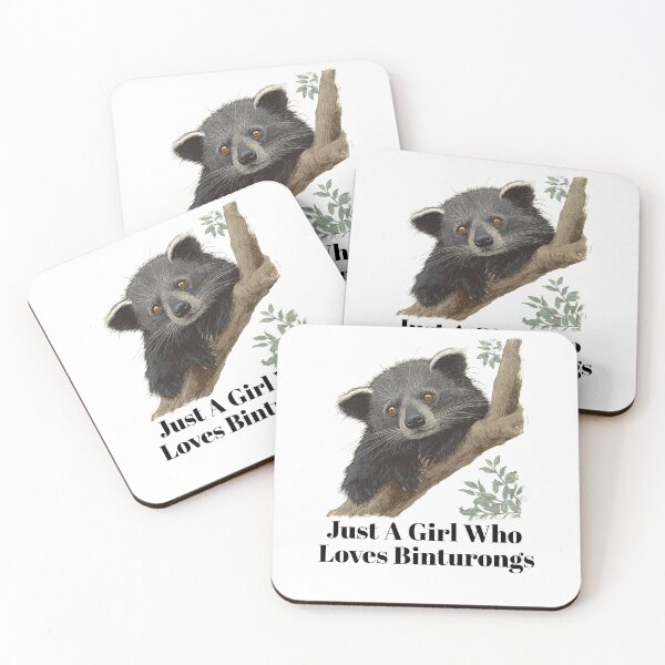 Item preview, Just A Girl Who Loves Binturongs designed and sold by ambystomatees.