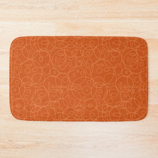 Item preview, A pattern of simple circles of different sizes on an orange background designed and sold by Cherevan.
